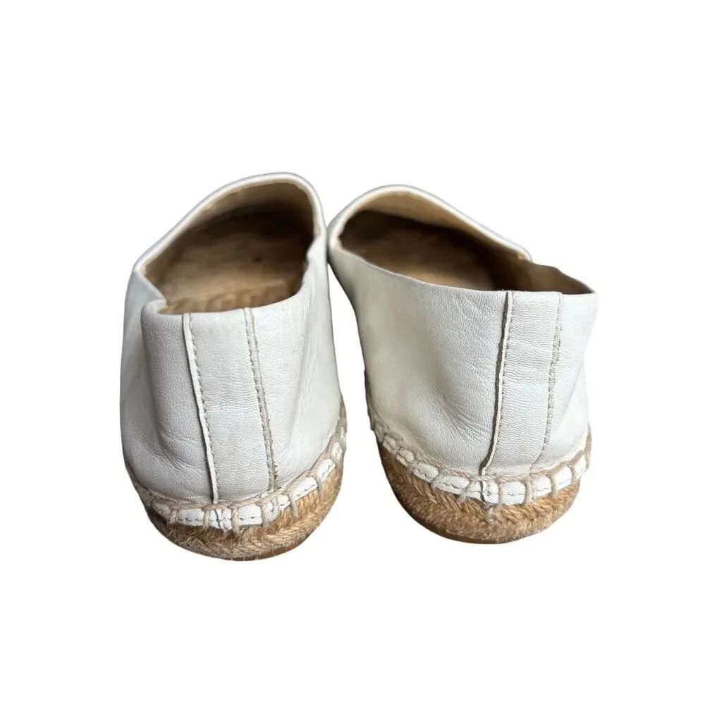 Tory Burch color-block cap-toe nappa leather espadrilles, women’s size 8